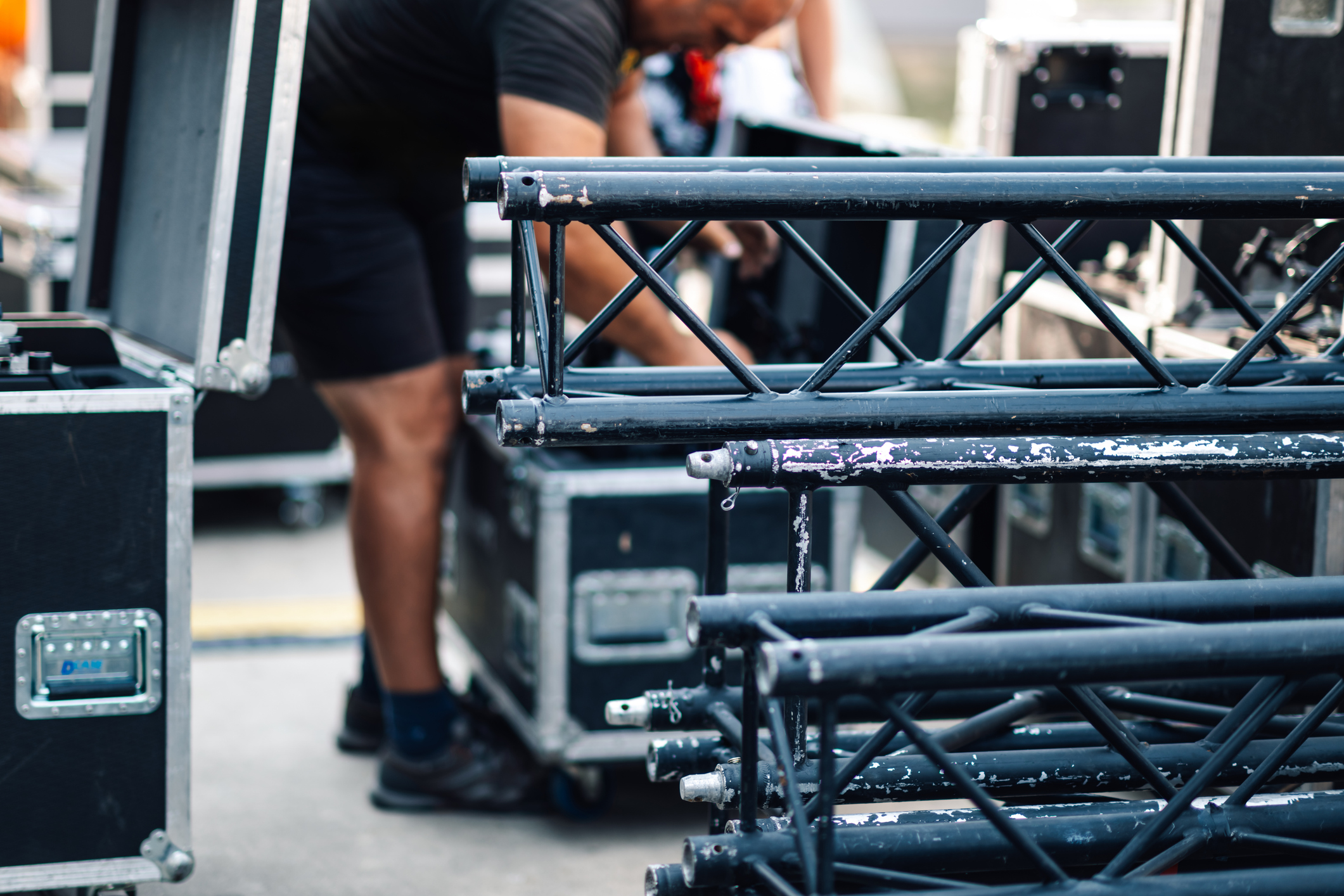 Stage truss and event production equipment