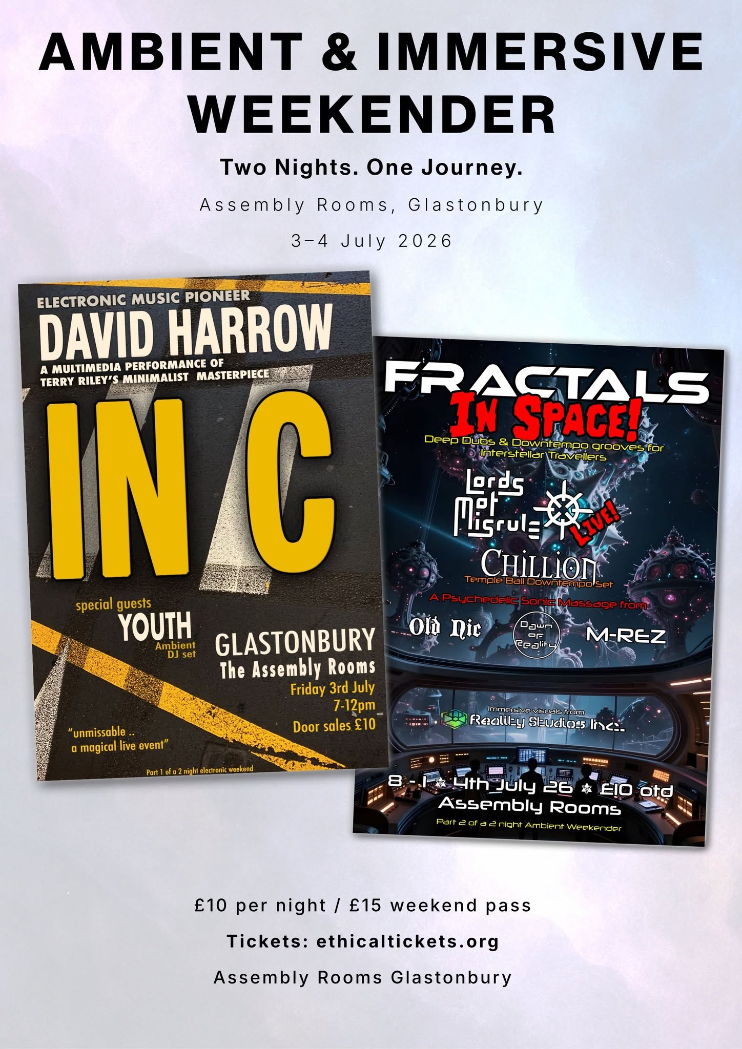 David Harrow & Fractals.. full weekend ticket.
